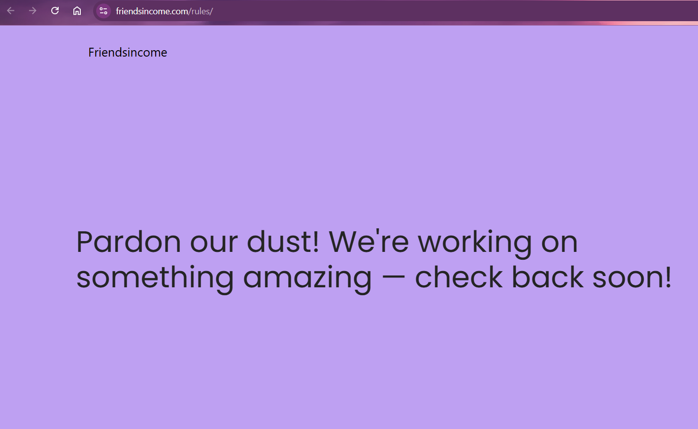 what is friendsIncome