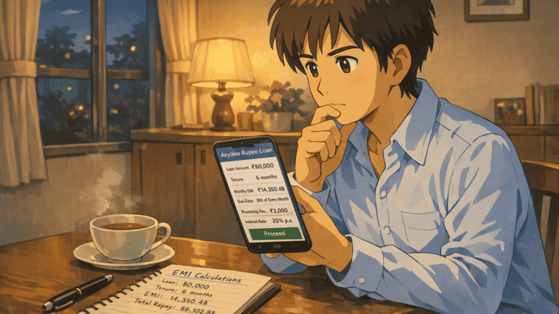 Anytime Rupee Loan App