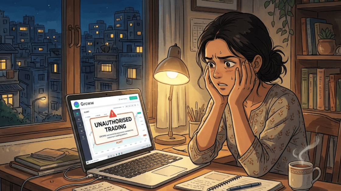 Groww Unauthorised Trading