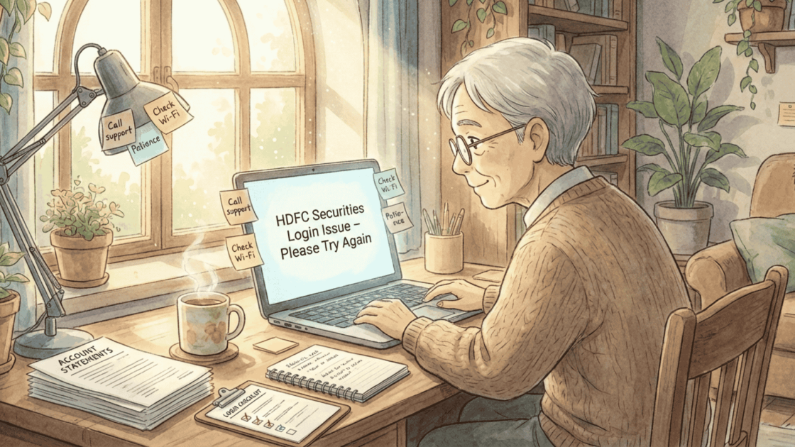 HDFC Securities Login Issue