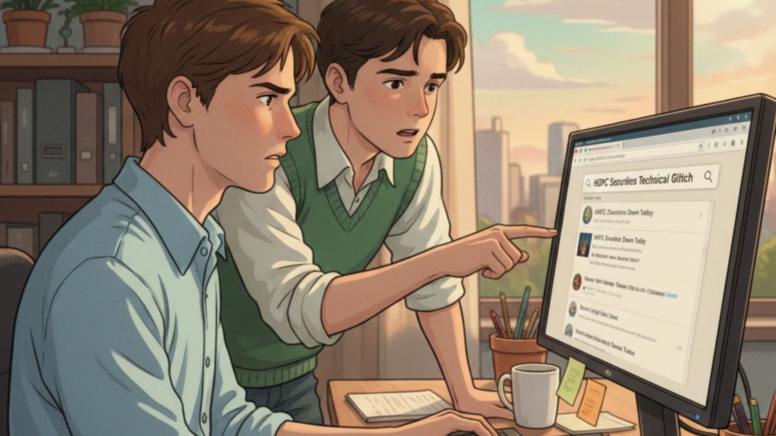 hdfc securities technical glitch