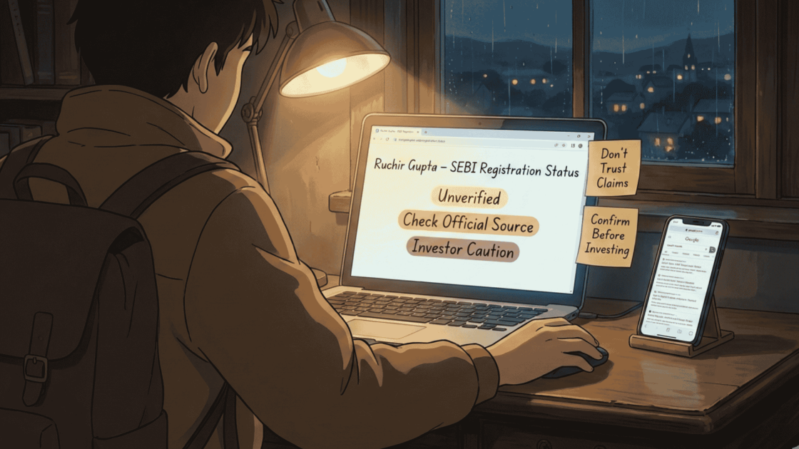 Is Ruchir Gupta SEBI Registered