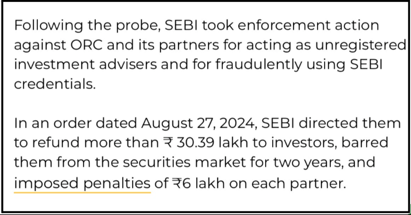 option research consultancy fraud