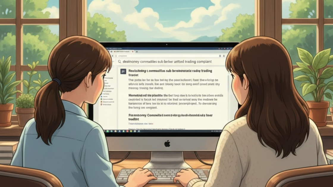 dealmoney commodities sub broker unauthorized trading complaint