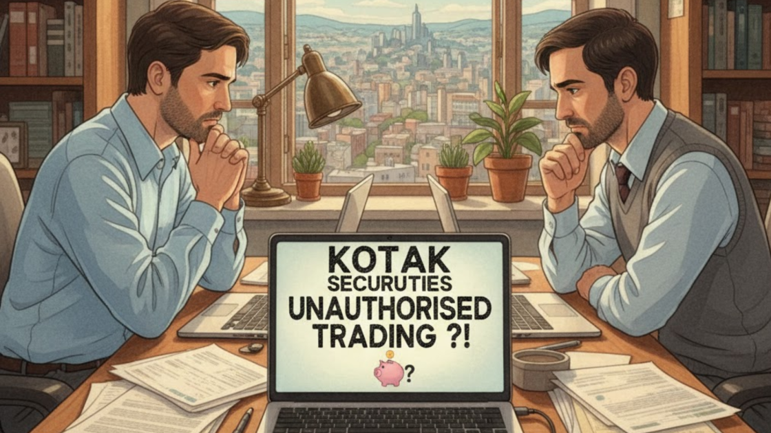 kotak securities unauthorised trading