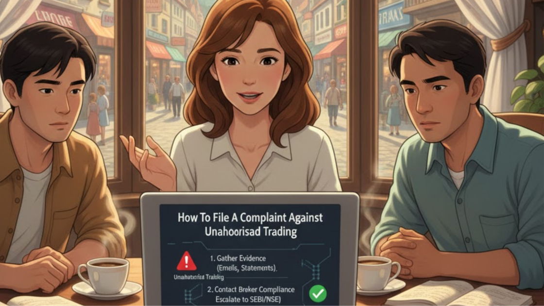 how to file a complaint against unauthorised trading