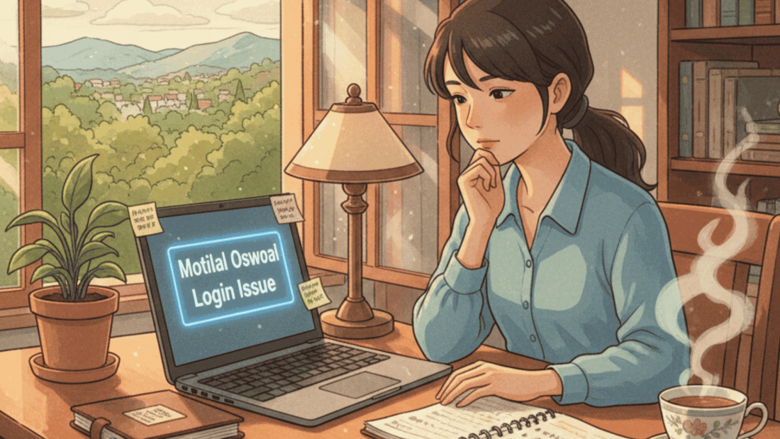 Motilal Oswal Login Issue