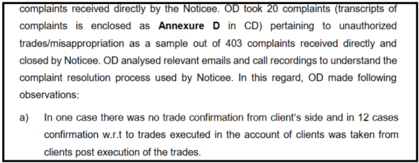 Major Regulatory Actions on Aditya Birla Money