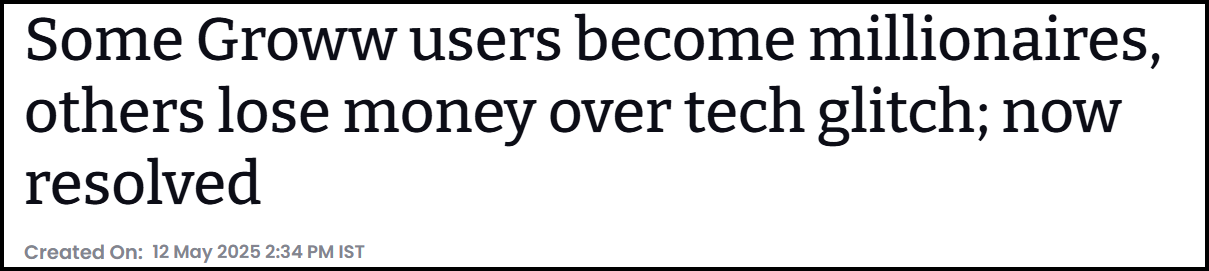 groww app not working