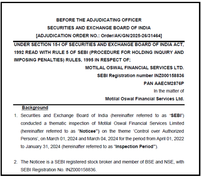motilal oswal controls its (aps)