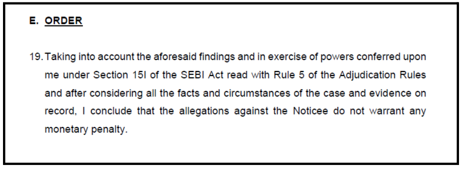 sebi's verdict