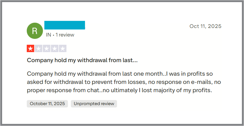 GO Markets Complaints