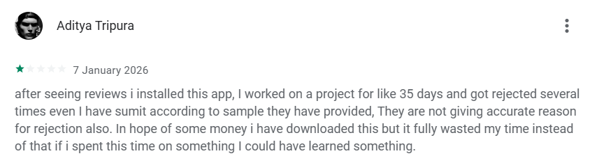task reject without proper reasoning