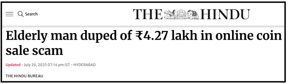 Old Coin Sale Scam Real Victim Complaints