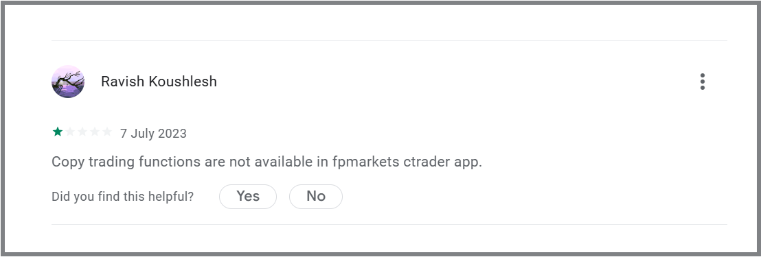 FP Market Complaints