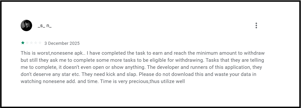 Loop Cash user complaints