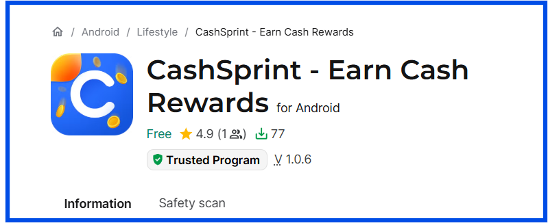 Cash Sprint App