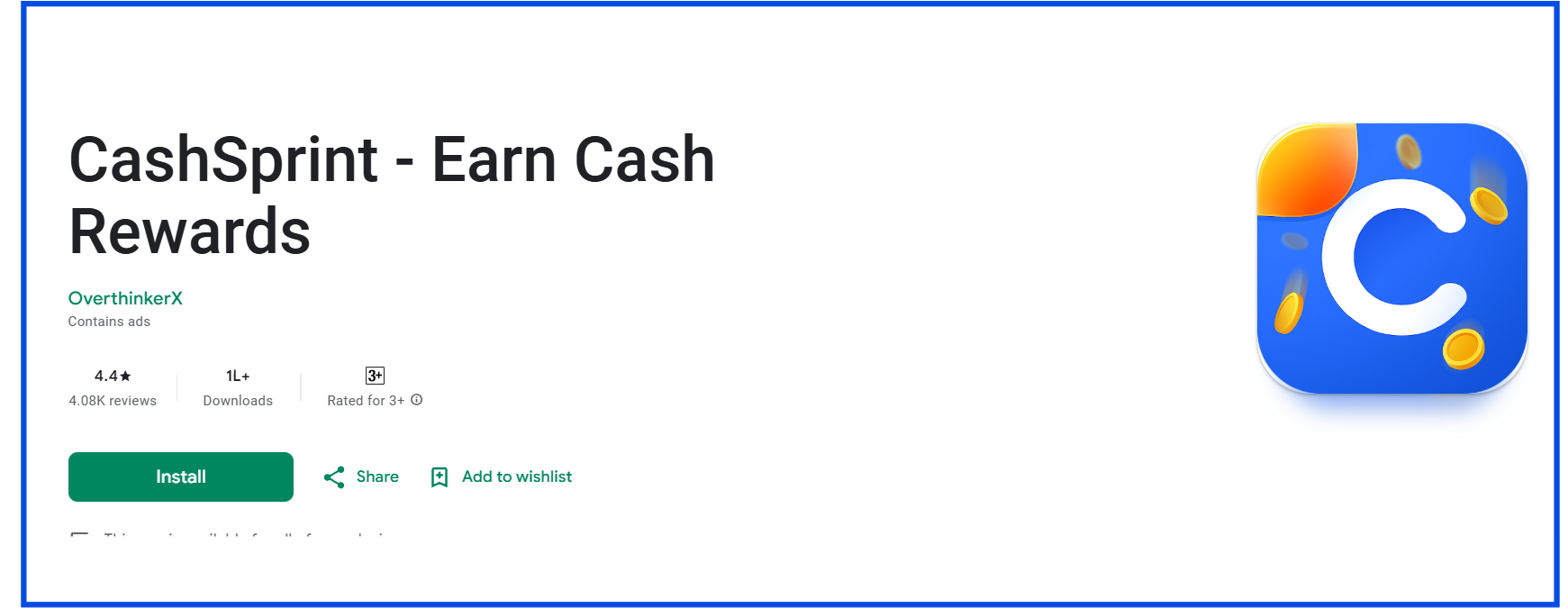 Cash Sprint Download