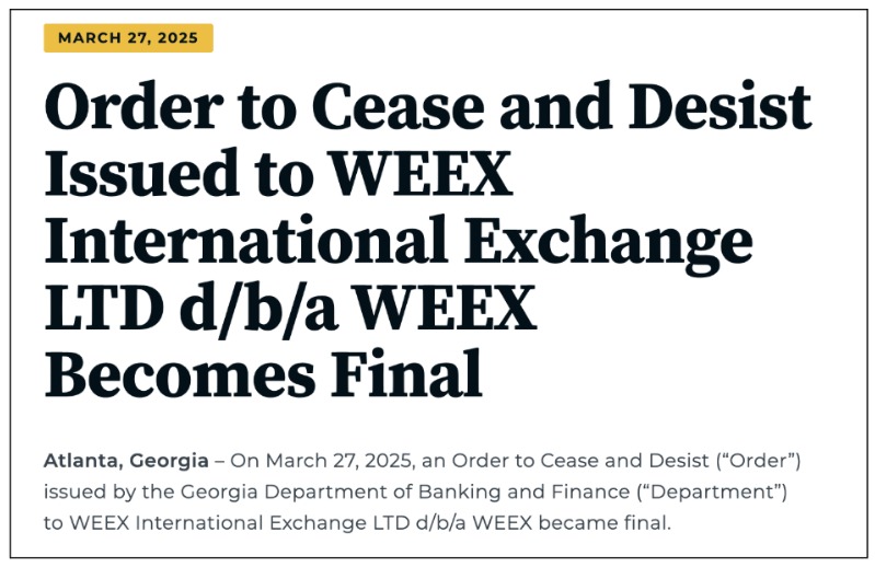 Is WEEX Exchange Safe in India