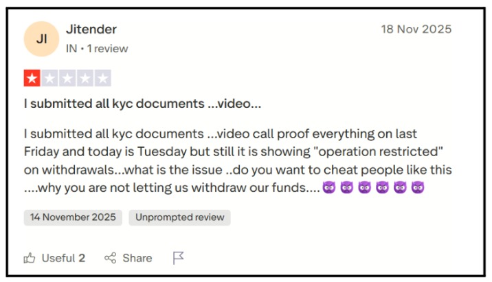 Weex Withdrawal Problems