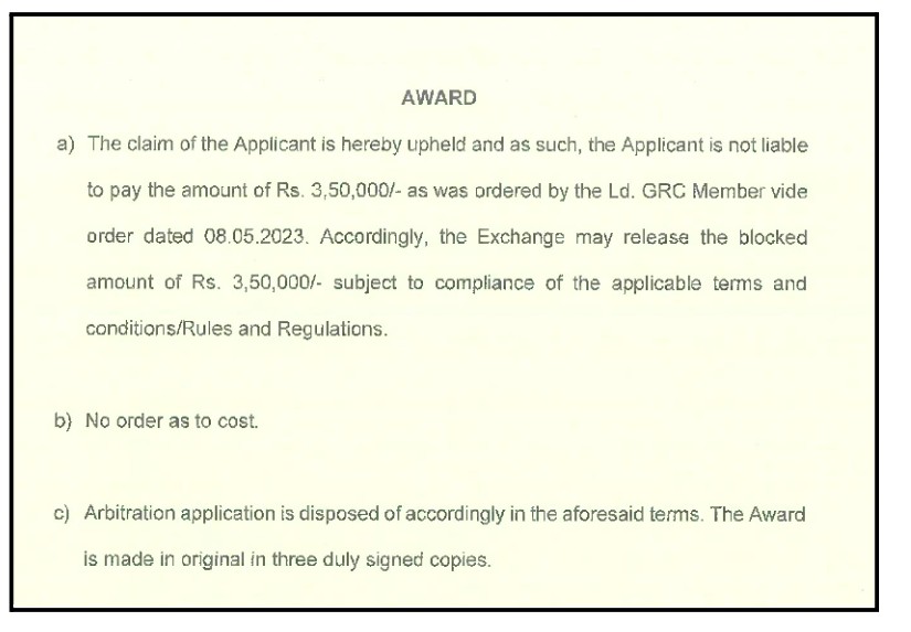 arbitration emphasized