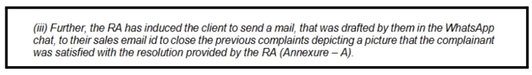 Supreme Investrade violation