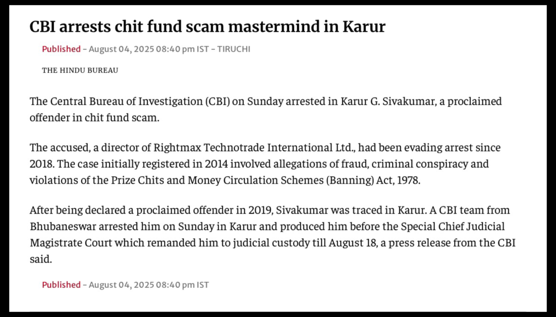 Rightmax Technotrade Scam