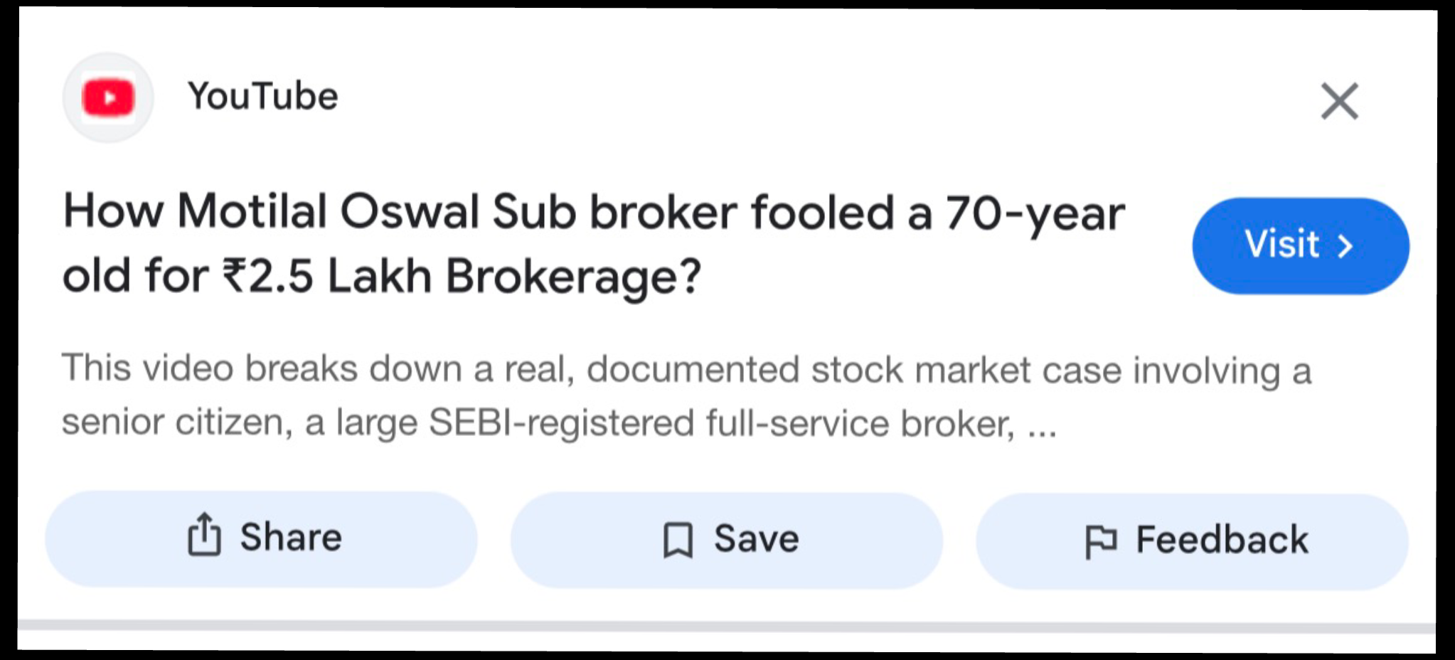 motilal oswal sub-broker case