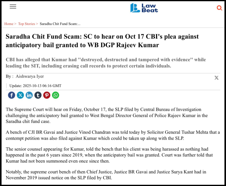 Massive Saradha Legacy