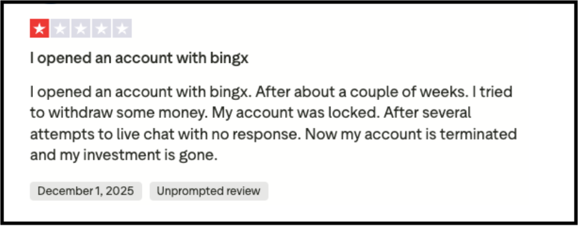 BingX Scam