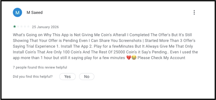 EarnBay pending coin