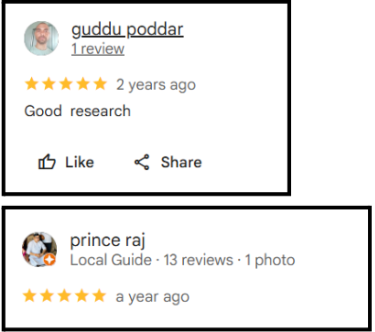 got 5-star ratings