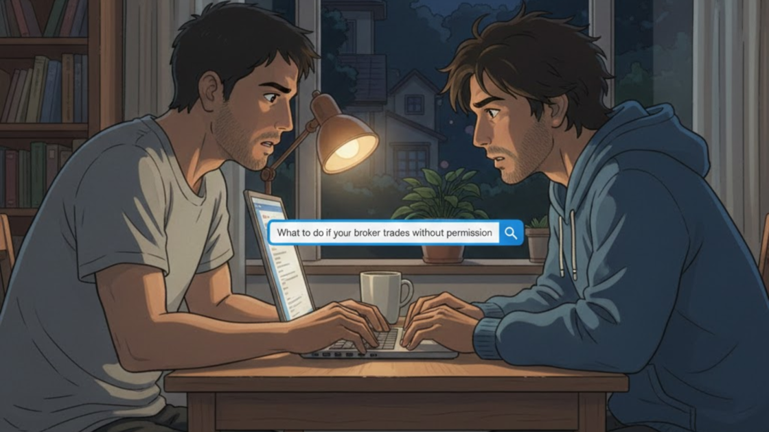 what to do if your broker trades without permission