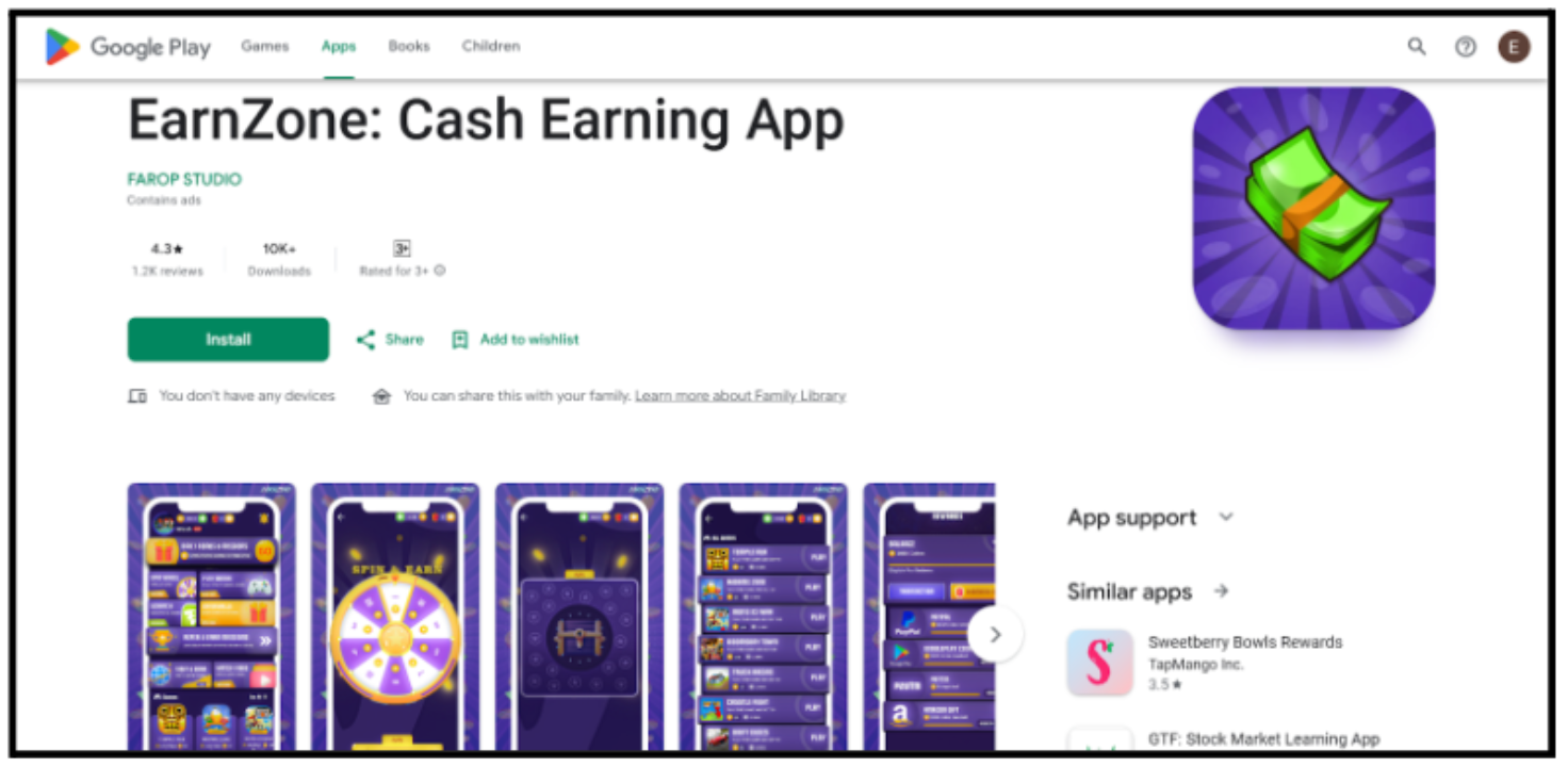 is earnzone app real