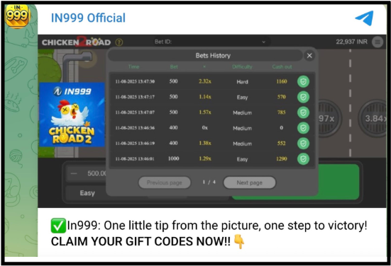 In 999 Money-based betting