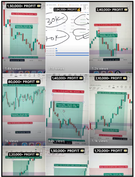 hunting trader misleading profit claims