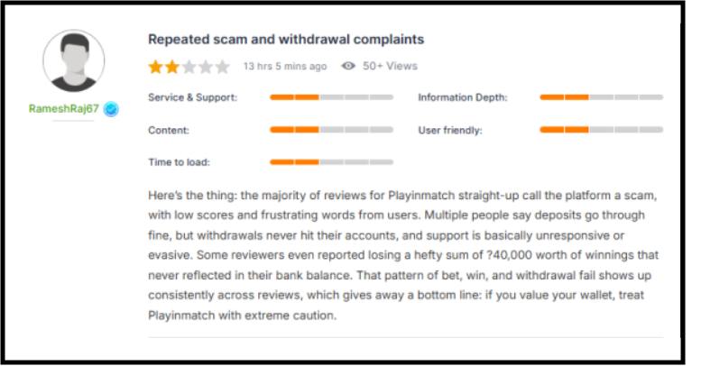 PlayinMatch safe or not