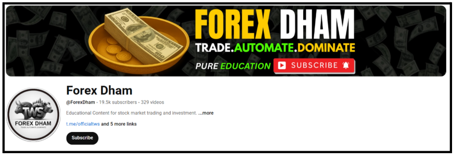 Forex Dham YouTube Channel