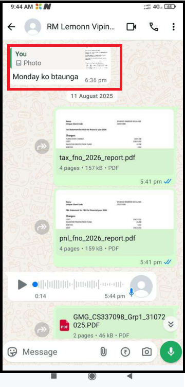 Lemonn Unauthorised Trading activity