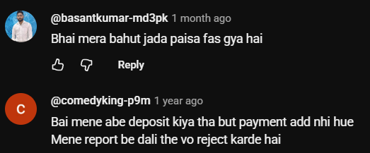 55 Club Deposit Not Received