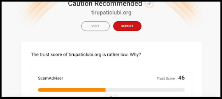 Tirupati club issues