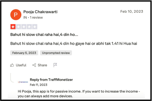 Traffmonetizer review