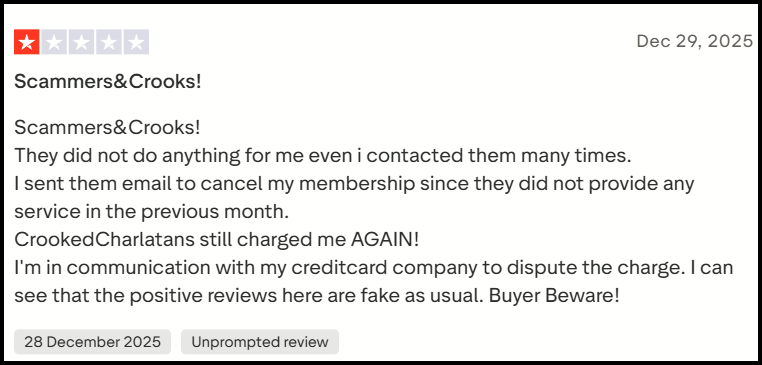 Market Masters Complaints