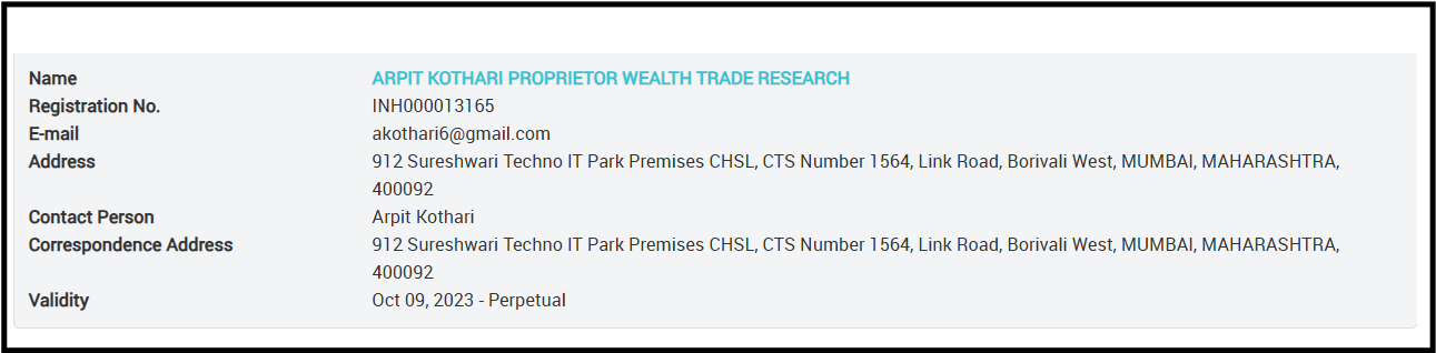 Wealth Trade Research