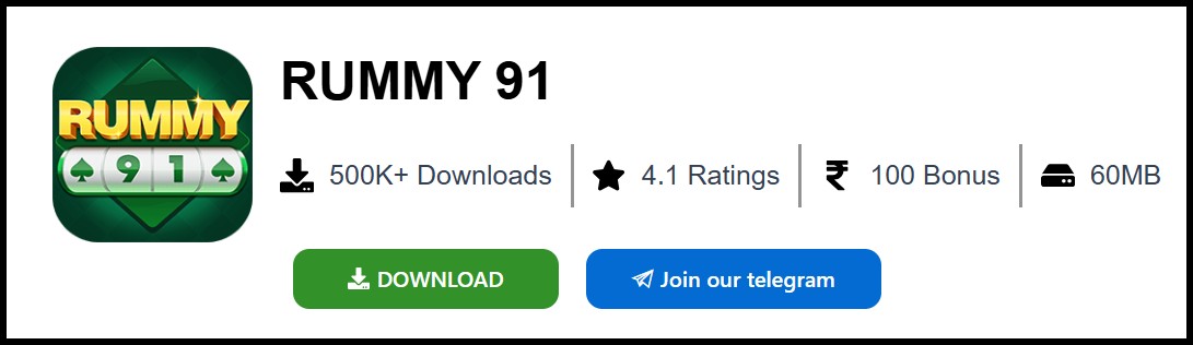 Rummy 91 App