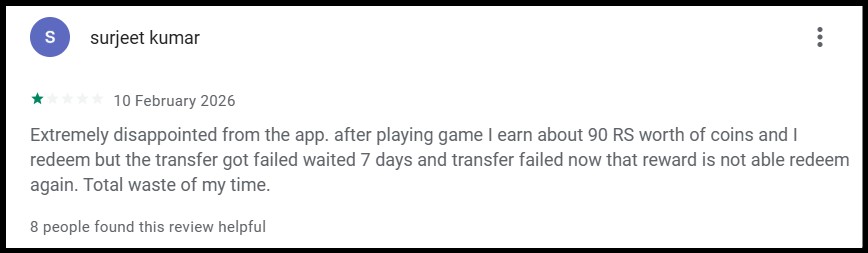 Solve and Earn App User Complaints