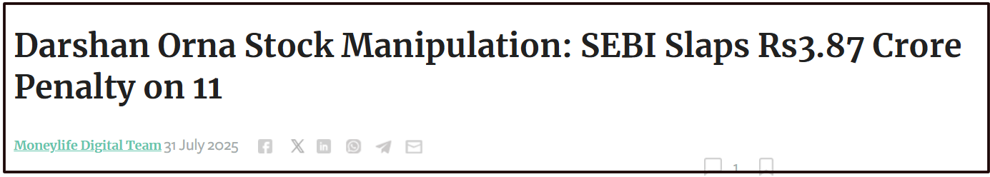 Darshan Orna SEBI Telegram Case