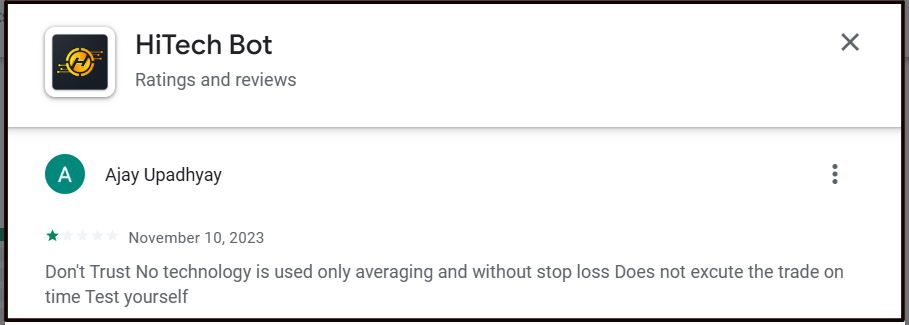 Hitech Bot stability concerns