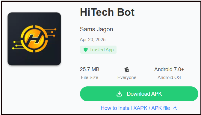 Hitech Bot Download