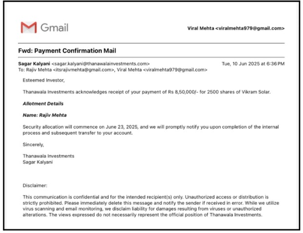 mail by Thanawala Wealth Management